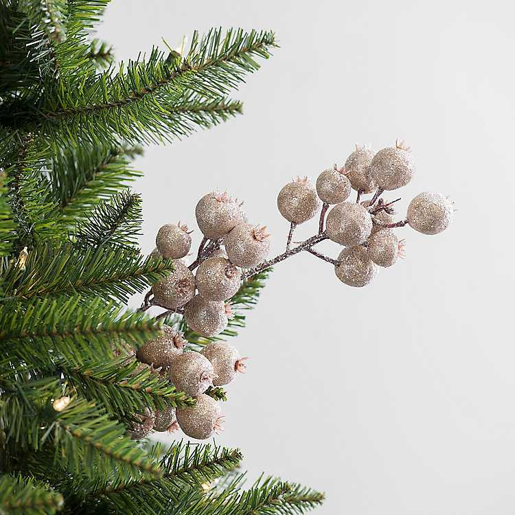 Champagne Pomegranate Branch Picks, Set of 2 | Kirkland's Home