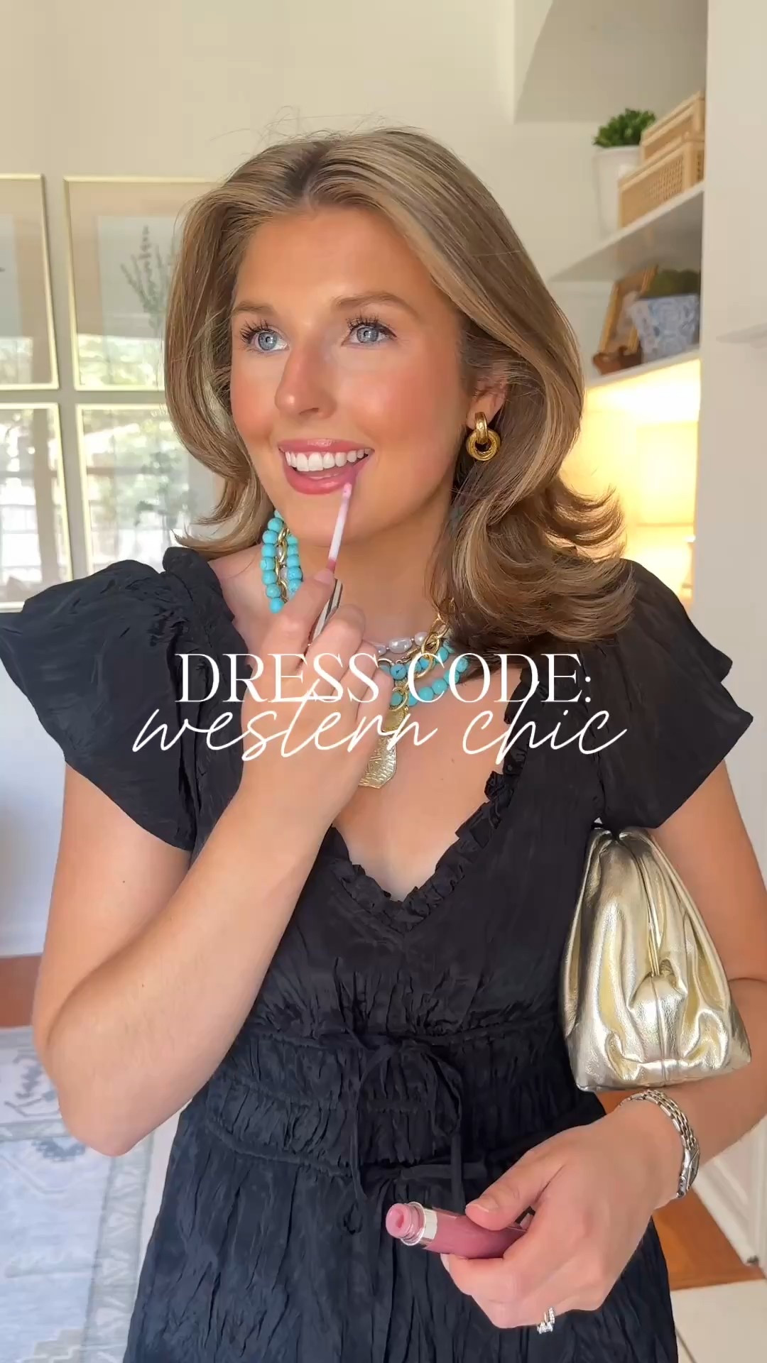 Dress code: Western Chic 🤠

I’m 5’4 and wearing an XS/2 in these outfits! Some items are old, linked similar! Code LOUISE15 for 15% off at Susan Shaw!