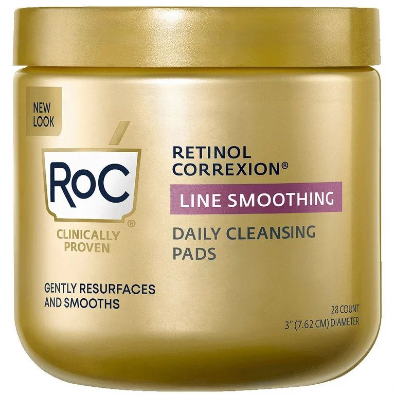 RoC Line Smoothing Daily Cleansing Pads, 28 ct | Walmart (US)