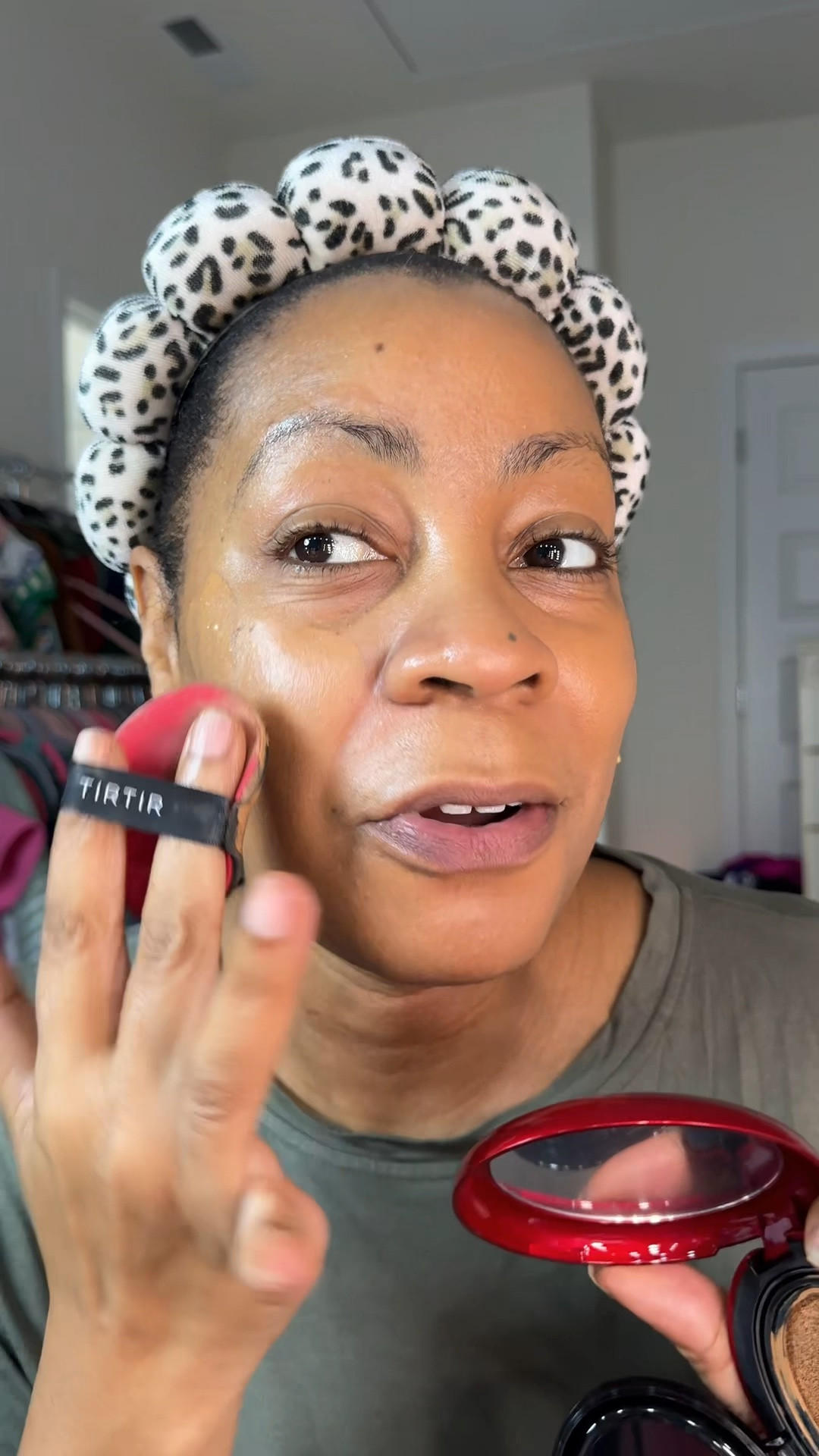 Tirtir mask fit cushion foundation and spf duo shade 35N walnut 

#LTKBeauty #LTKOver40 #LTKgrwm