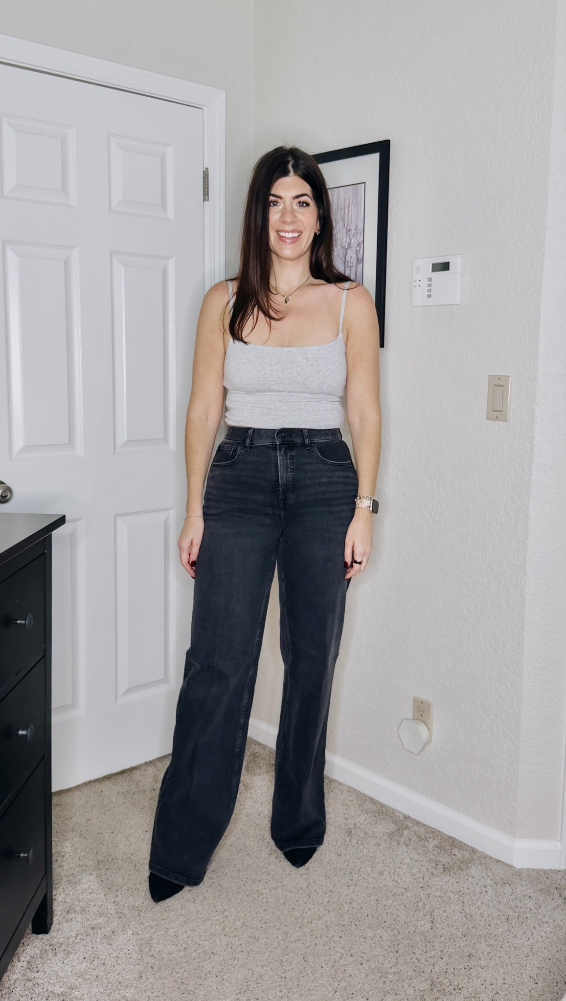 Favorite jeans of 2025
In a medium tank and medium tall compression wide leg jeans (code is meghanxspanx )

#LTKMidsize #LTKTall #LTKOver40