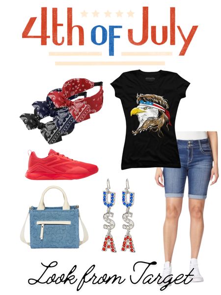 Affordable Fun 4th of July themed look 
#4thofjuly #usa #targetoutfit #sumnerootd 

#LTKSeasonal #LTKActive