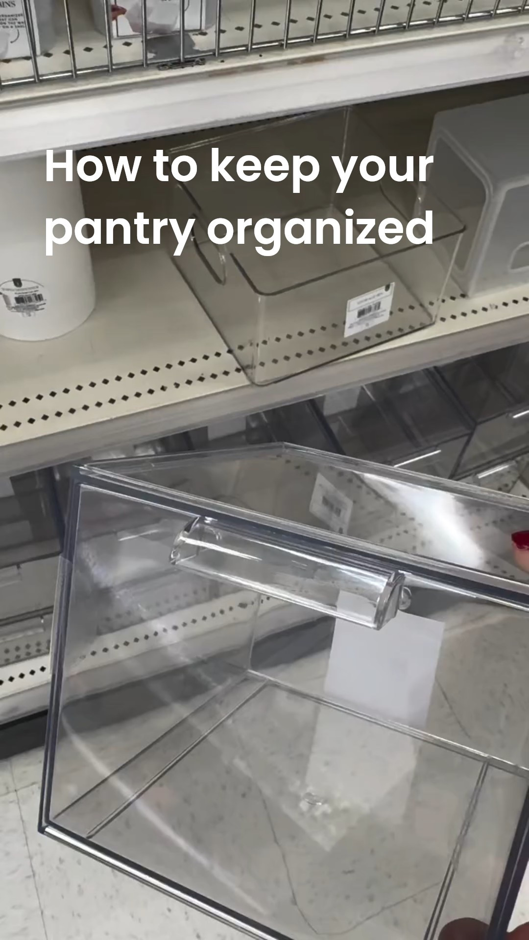 3 key elements to keep pantry organized

📍Use clear bins/containers
📍Use stackable containers to maximize your space 
📍Group by food type

#LTKFindsUnder50 #LTKHome