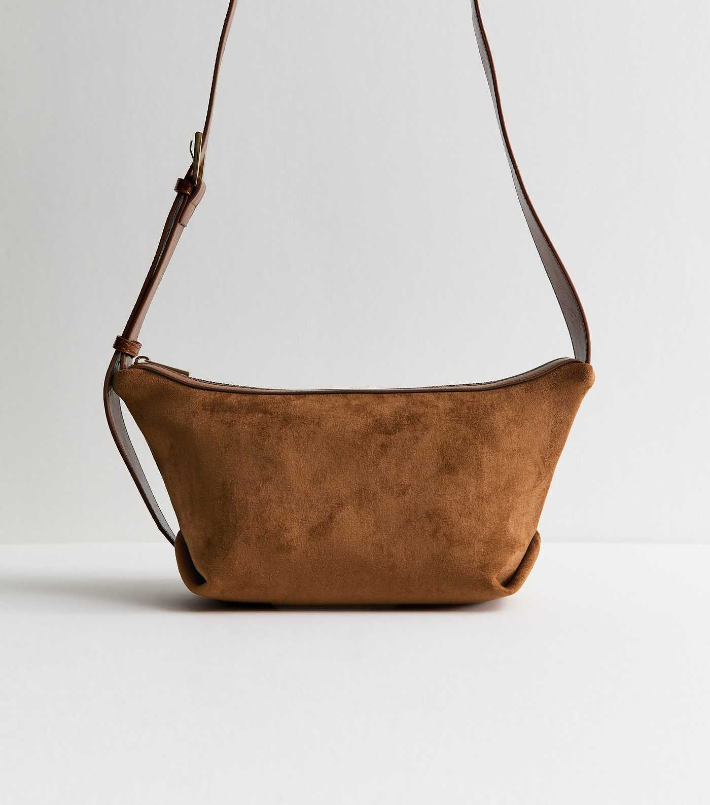 Tan Faux Suede Sling Bag | New Look | New Look (UK)