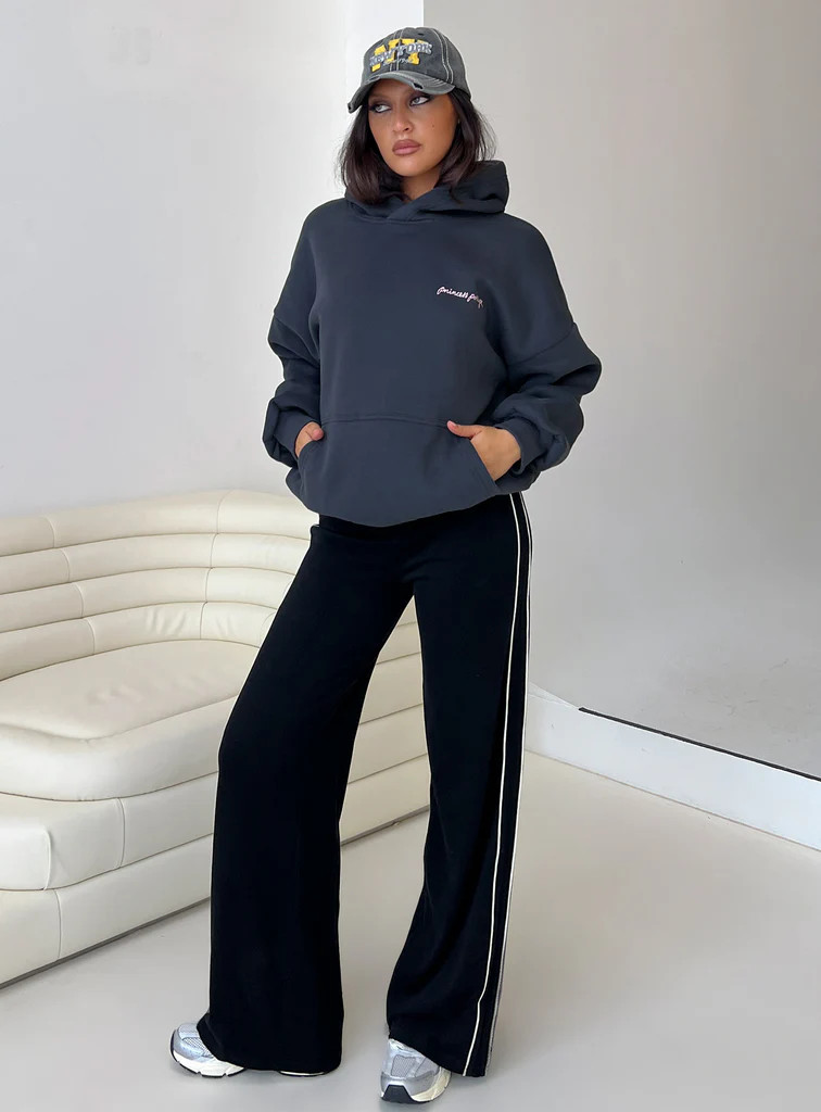 Ascenda Straight Leg Track Pant Black | Princess Polly US