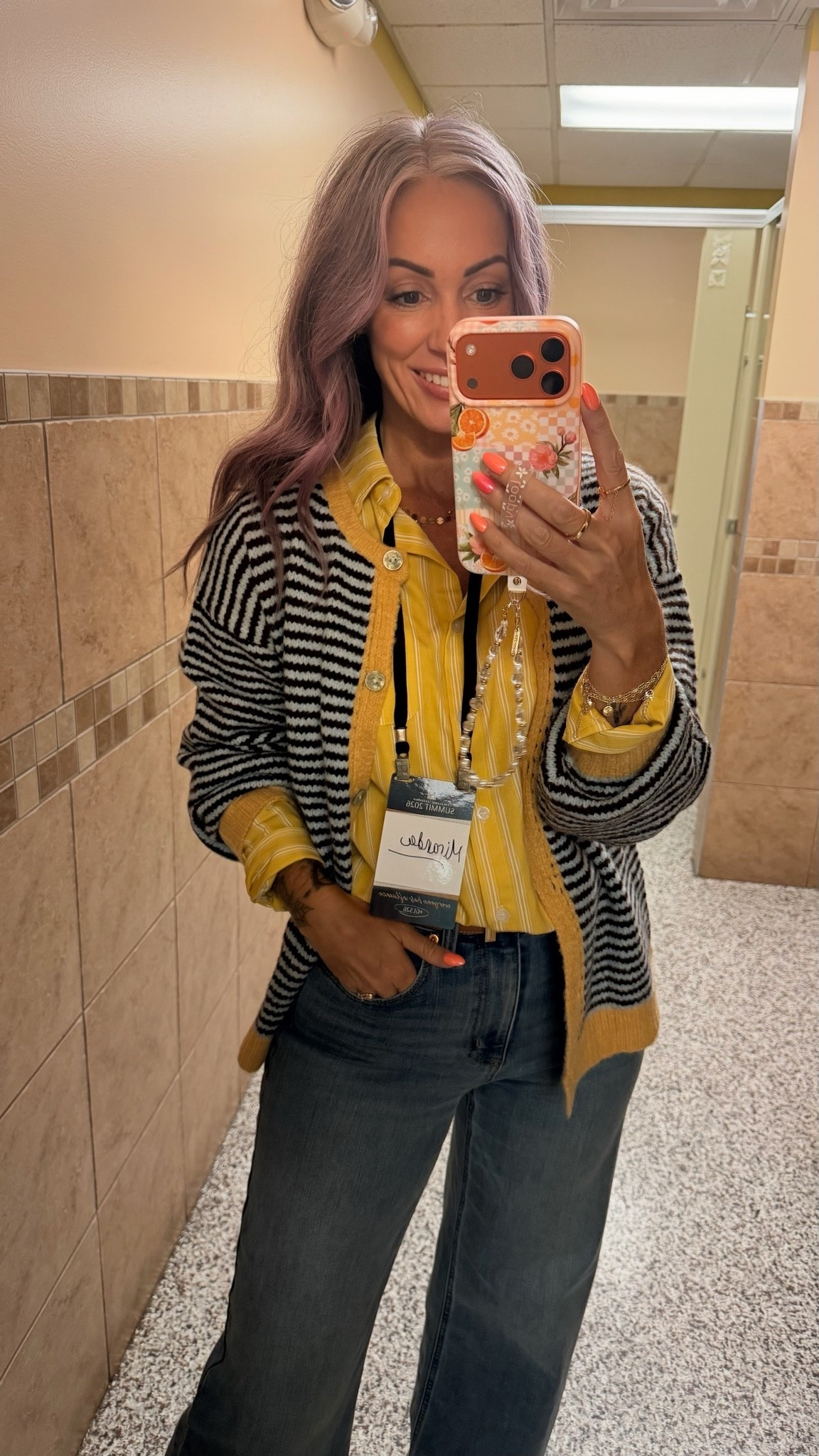 One of my fave button up tops paired with a cozy cardigan! Wearing size M in both.

#LTKOver40