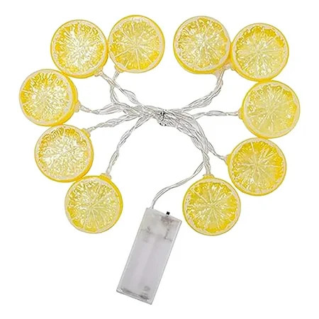 AutumnFall legend Battery-Powered Lemon Led Decorative Light String 1.5 Meters Long 10 String Ligh | Walmart (US)