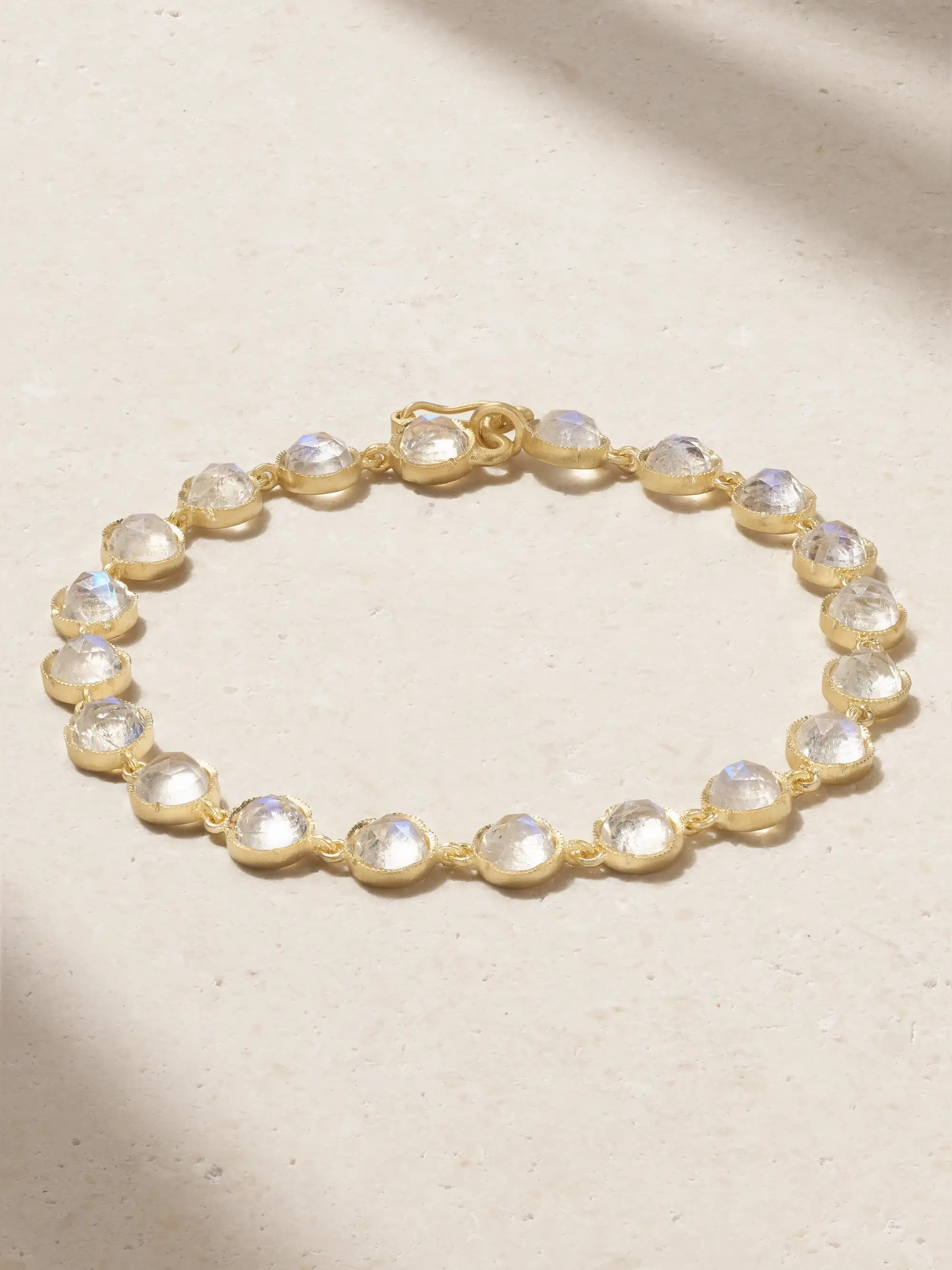 Gold Classic 18-karat gold moonstone bracelet | IRENE NEUWIRTH | NET-A-PORTER | NET-A-PORTER (US)