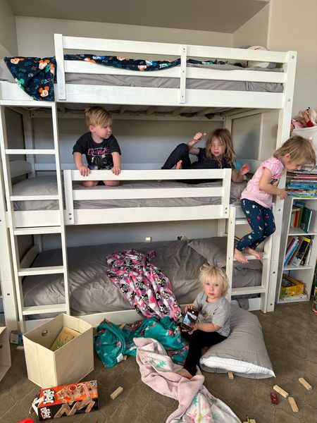 the best triple bunk bed. the cousins LOVE it and it’s the highlight of Mimi’s house 

#LTKHoliday #LTKkids #LTKfamily