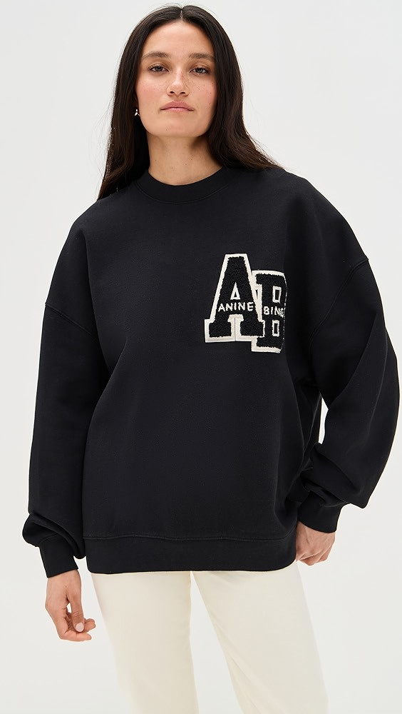 Miles Oversized Letterman Sweatshirt | Shopbop