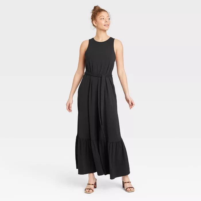 Women's Sleeveless Ruffle Hem Dress - A New Day™ | Target