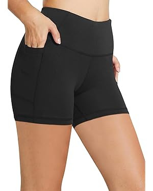 BALEAF Women's 8"/ 5"/ 3" Biker Shorts High Waist Yoga Workout Gym Running Volleyball Spandex Sho... | Amazon (US)