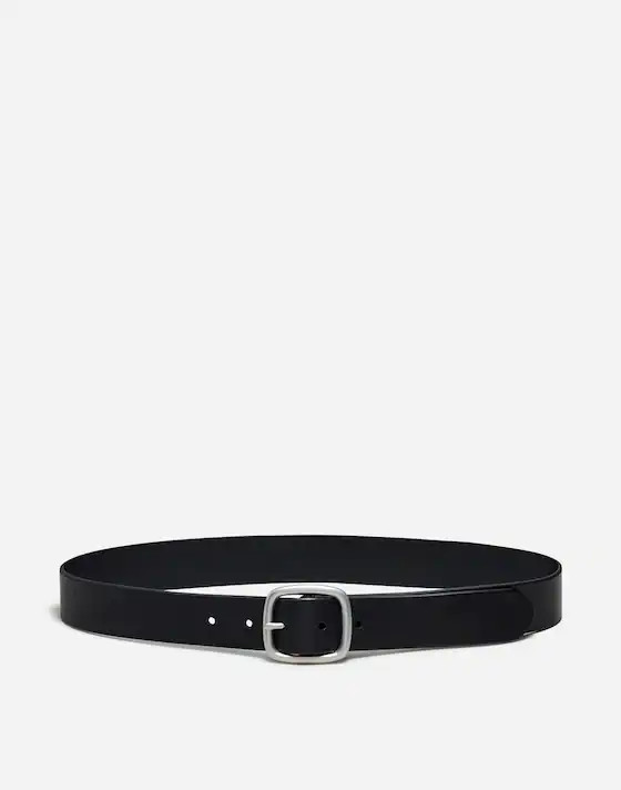 Leather Center-Bar Belt | Madewell
