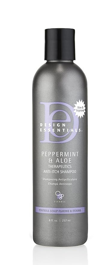 Design Essentials Peppermint & Aloe Therapeutics Anti-Itch Shampoo For Instant Scalp and Dandruff... | Amazon (US)