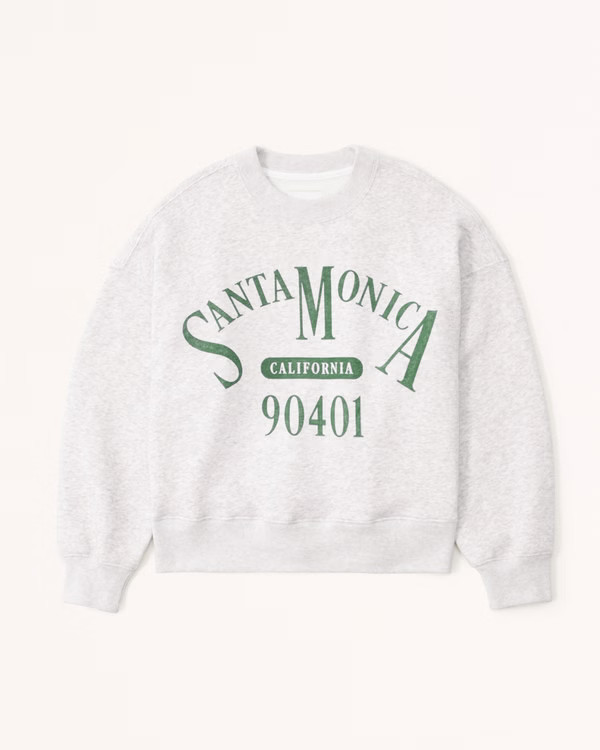 Women's Sporty Classic Sunday Crew | Women's Tops | Abercrombie.com | Abercrombie & Fitch (US)