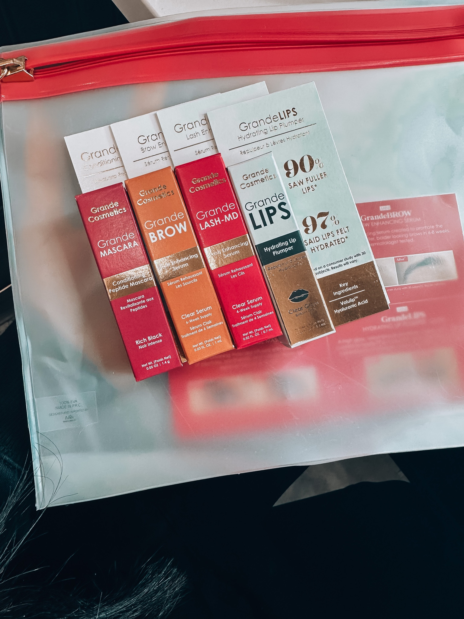 Get all of my Grande Lash favorites in one kit - comes with their lash serum, brow serum, mascara, lip plumper and a clear travel pouch!  Valued at $80 but you can get it for $35!! 

@grandecosmetics #GrandeCosmetics #GrandePartner #LashSerum

#LTKsalealert #LTKbeauty #LTKunder50