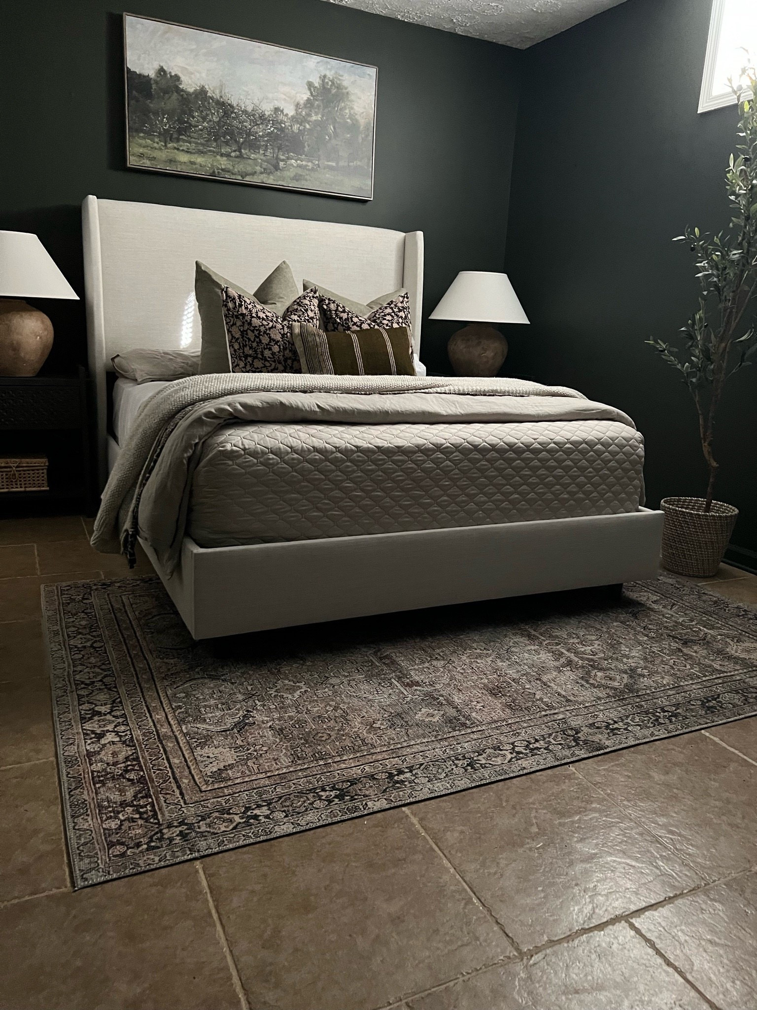 Bedroom decor, home decor, upholstered bed, bedroom rug, nightstands, bedding #bedroom

#LTKHome #LTKSaleAlert #LTKSeasonal