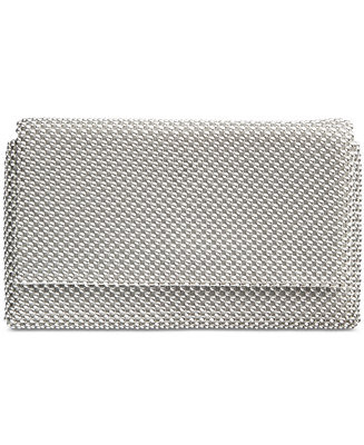 I.N.C. International Concepts Prudence Shiny Mesh Clutch, Created for Macy's - Macy's | Macy's