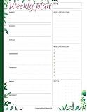 100 Sheets weekly planner Eco Friendly beautiful to-Do Tear-Away Notepad, Organize & Plan your daily | Amazon (US)