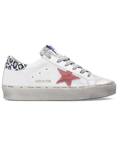 Golden Goose Hi-Star Leather Sneaker | Gilt