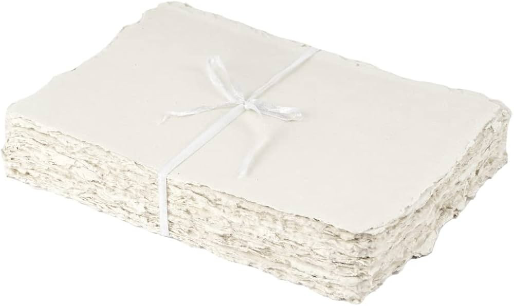 400 GSM / 25 Sheets - Rough/Textured Watercolor Drawing/Sketching Paper 10.5"X7.5" - Handmade/Dec... | Amazon (US)