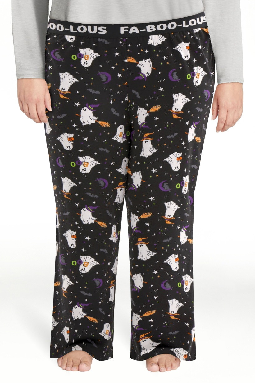 Halloween Women’s Printed Sleep Pants from Way to Celebrate, Sizes XS-3X | Walmart (US)