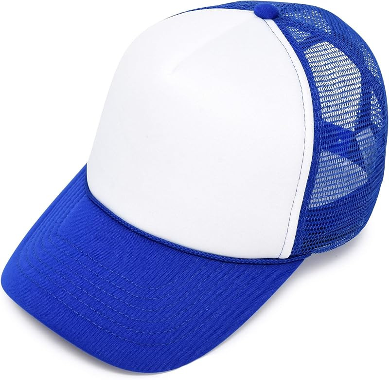 DALIX Two Tone Trucker Hat Summer Mesh Cap with Adjustable Snapback Strap | Amazon (US)