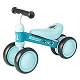 Retrospec Cricket Baby Walker Balance bike with 4 Wheels for ages 12-24 months Shark, One Size | Amazon (US)