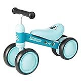Retrospec Cricket Baby Walker Balance bike with 4 Wheels for ages 12-24 months Shark, One Size | Amazon (US)