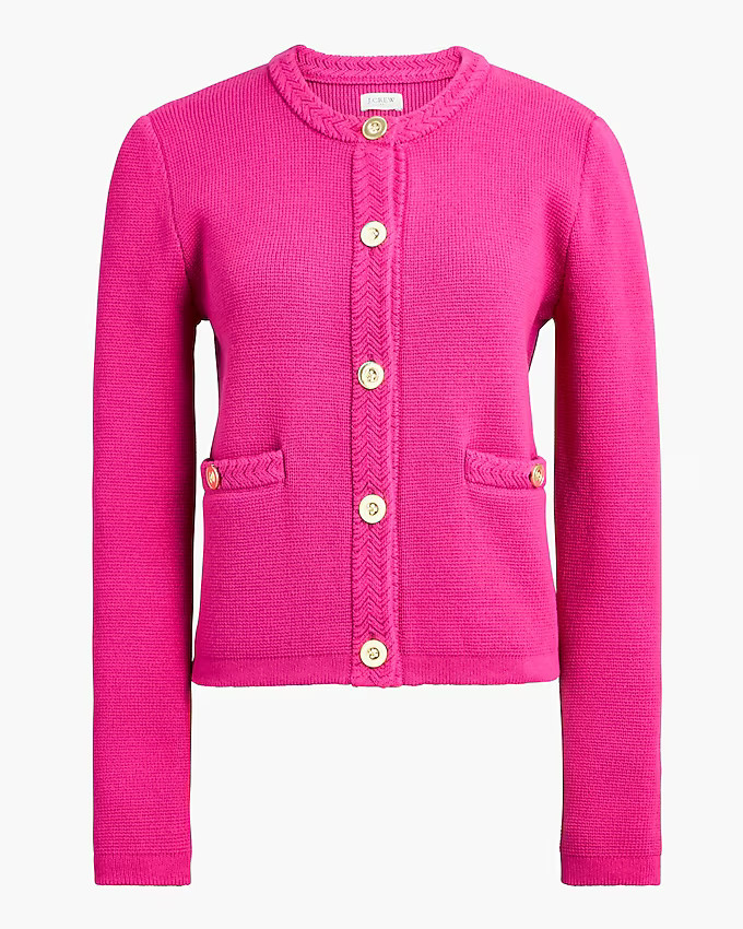 Cotton lady jacket cardigan sweater | J.Crew Factory