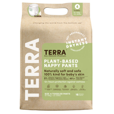 TERRA Plant Based Diapers Pull-Up Pants | Well.ca