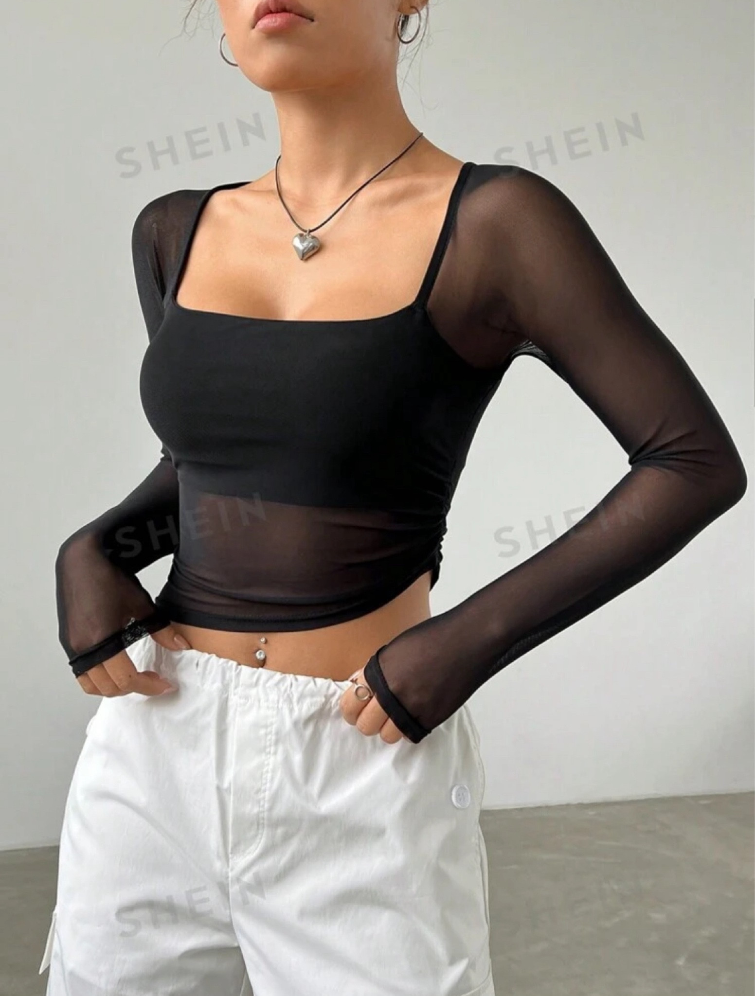 Asymmetrical Hem Crop  Top

#LTKFindsUnder50