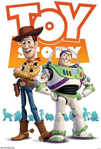 Trends International Disney Pixar Toy Story 4 - Woody And Buzz Wall Poster, 22.375" x 34", Premium U | Amazon (US)