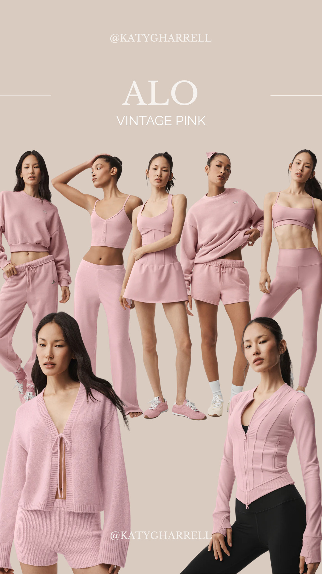New Alo color just dropped 😍 Obsessed with the dusty pink! 

alo, new colorway, matching sets, workout set, katy harrell  

 #LTKootd #LTKActive