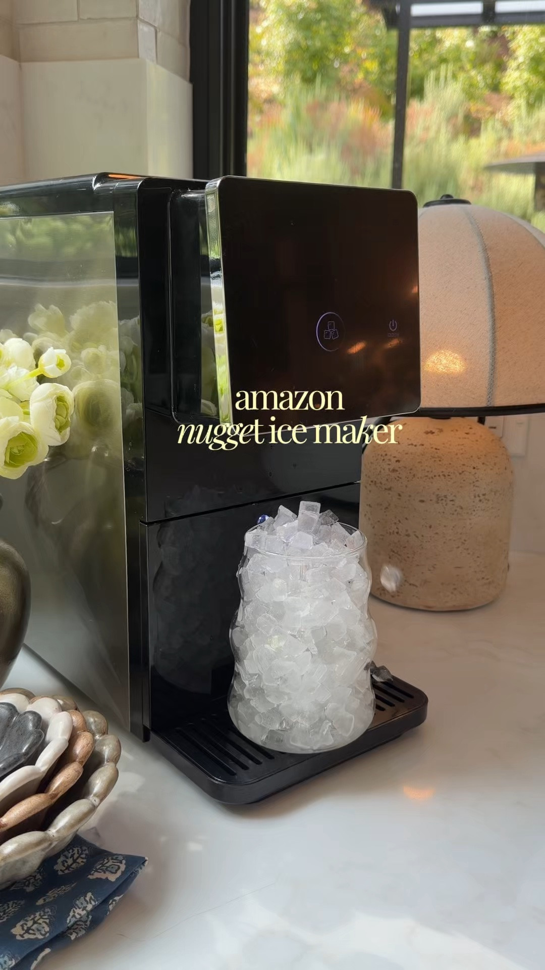 🧊 Love that I don’t have to scoop, there’s self-cleaning mode, and small enough for the counter.

#nuggetice #amazonfinds #amazonhome #kitchengadget