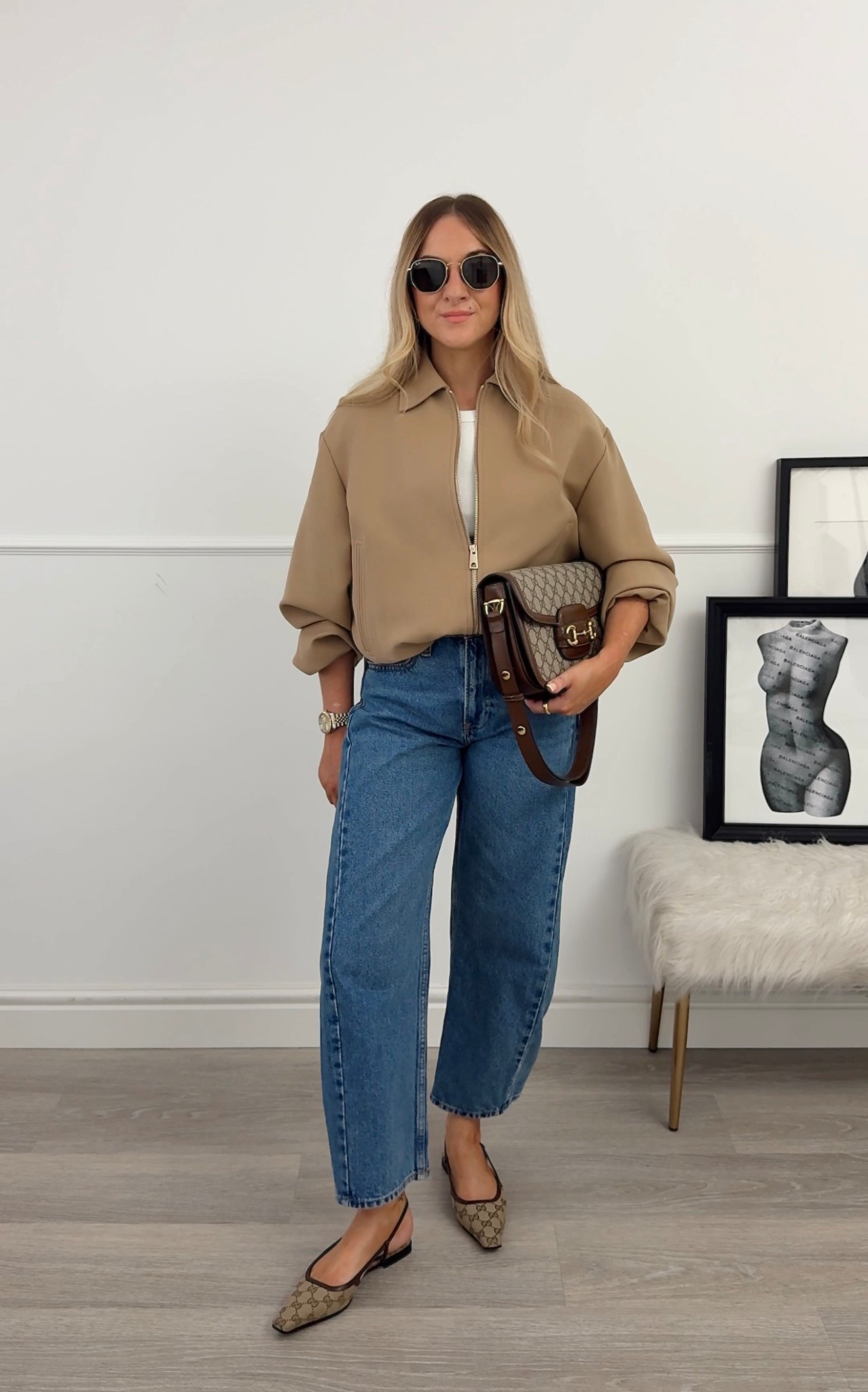 I wear a small in the jacket & 24 short in the barrel leg jeans 

#LTKautumn #LTKjeans #LTKsale