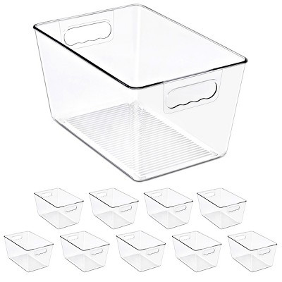 Sorbus 10 Pack Large Clear Storage Containers for Pantry, Fridge, Cabinet, Closet & Kitchen Organization | Target