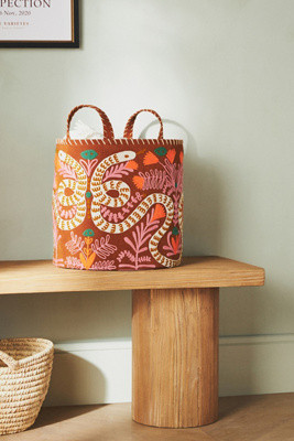 Kaia Snake Basket | Anthropologie (US)