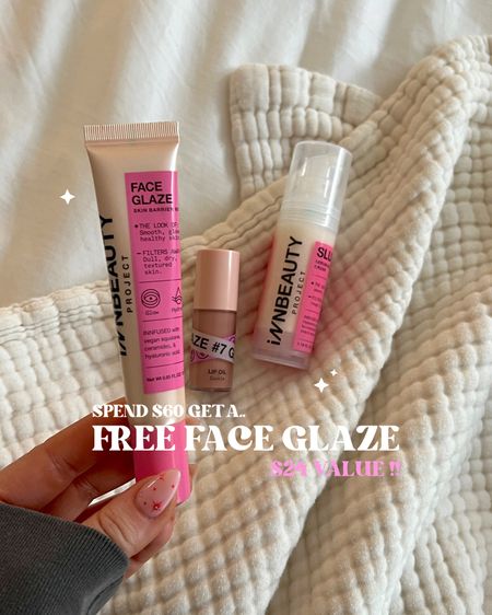 Free face glaze (mix with foundation for glory skin, or on its own for hydration and glow) with $60 purchase at inn beauty today only!’ 

#LTKGiftGuide #LTKbeauty #LTKsalealert