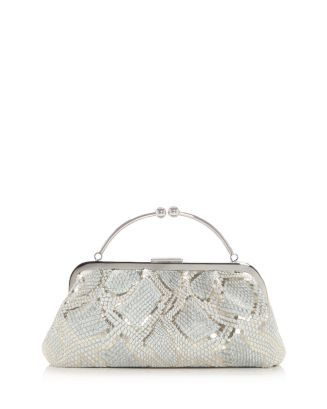 Strathberry Frame Snake Embossed Leather Clutch   | Bloomingdale's Handbags | Bloomingdale's (US)