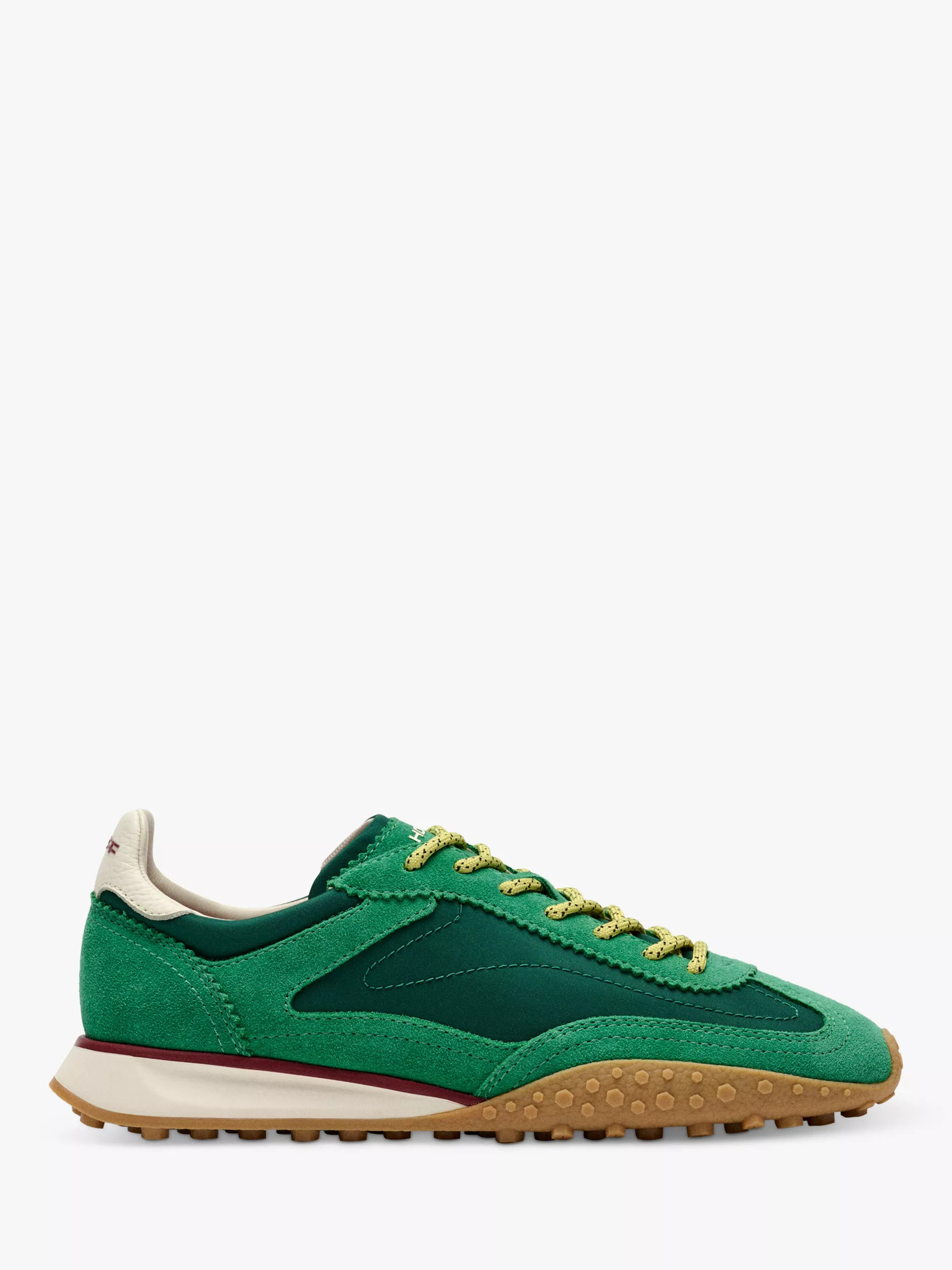 HOFF Bridge MKII Lace Up Trainers, Green | John Lewis (UK)