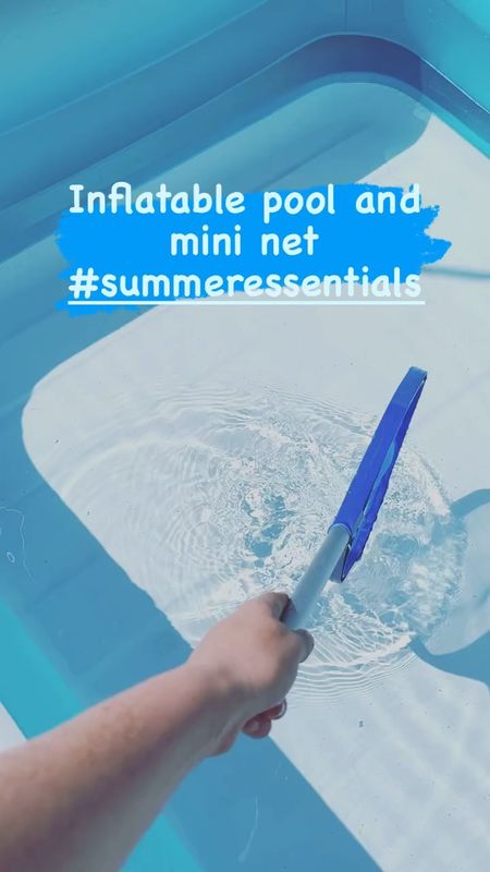 Inflatable family pool and a mini pool net #summer #summeressentials

#LTKSwim #LTKFamily #LTKKids