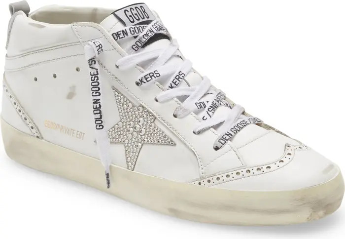 Mid Star Crystal Embellished Sneaker | Nordstrom