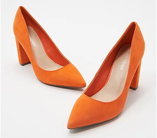 Marc Fisher Suede or Animal-Print Pumps - Gildy | QVC