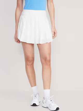 High-Waisted StretchTech Pleated 2-in-1 Skort for Women | Old Navy (US)