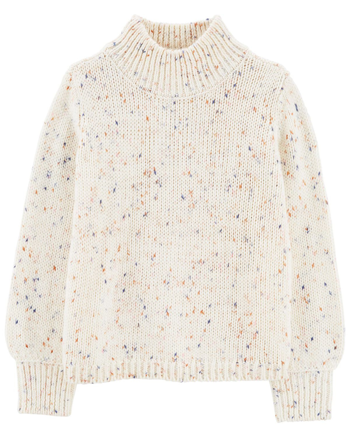 Cream Kid Confetti Pullover Sweater | carters.com | Carter's