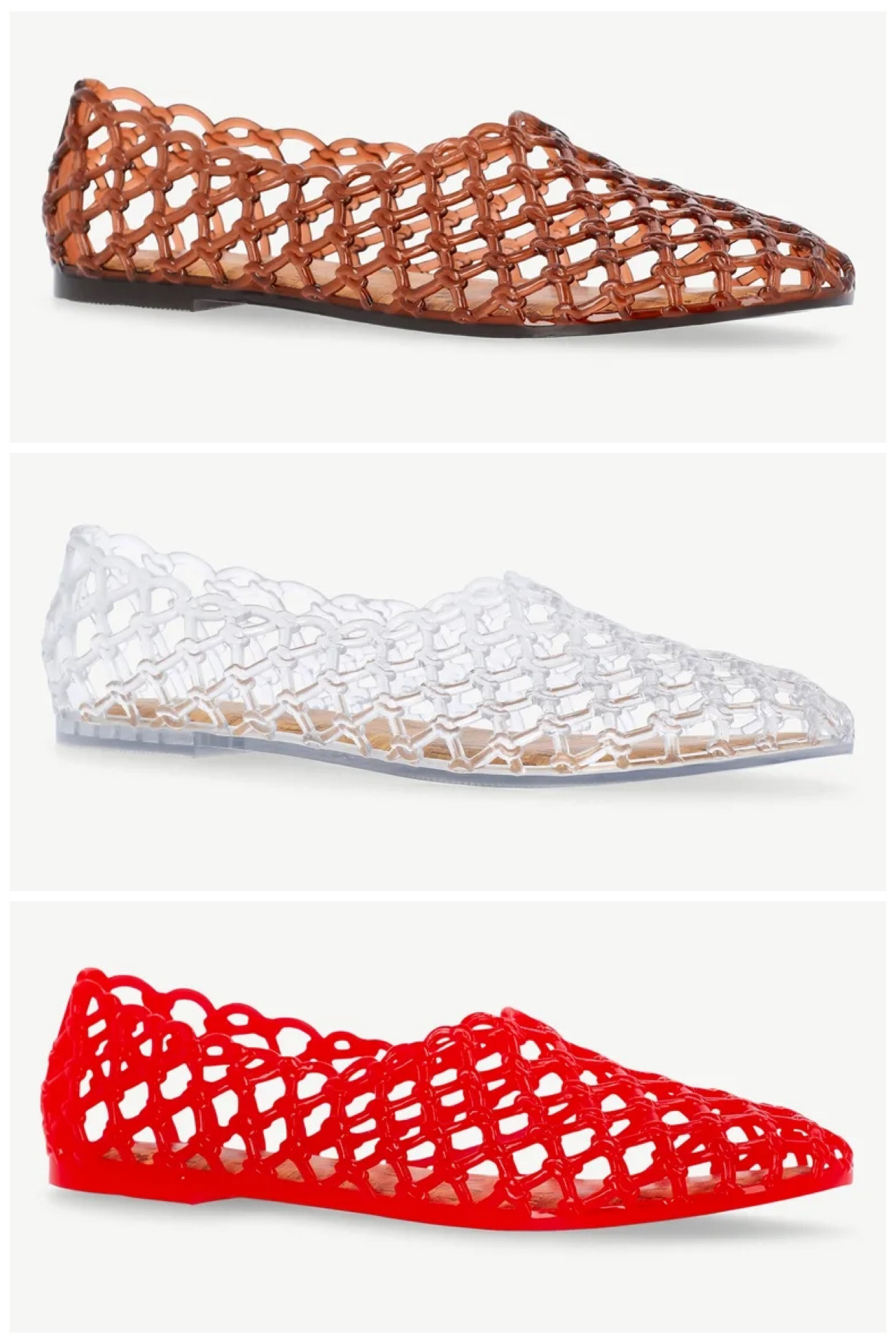 Walmart new arrival- jelly flats 

#LTKootd