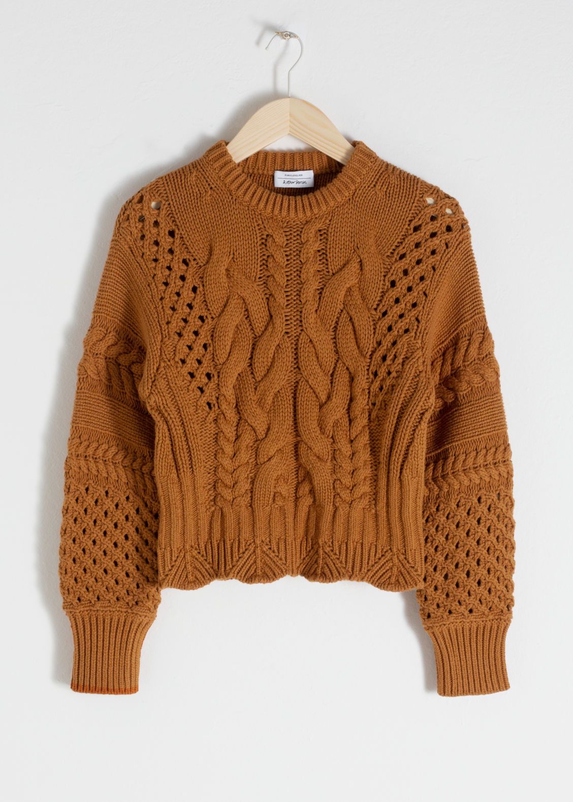 Cropped Cable Knit Sweater | & Other Stories (EU + UK)
