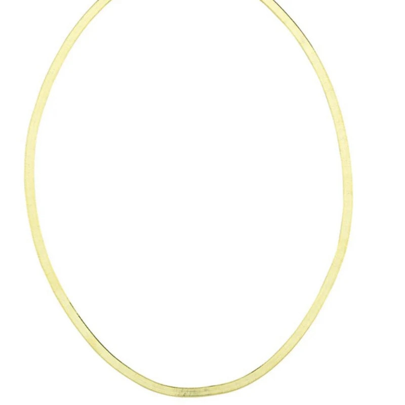 Gold Chain Flat Choker | The Sis Kiss