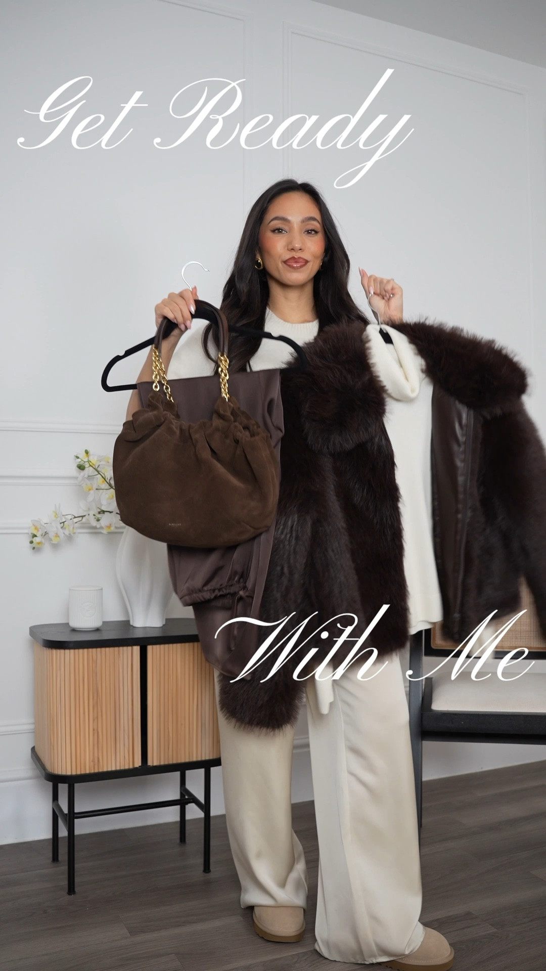 Get ready with me 🐻❄️  it’s faux fur coat season 

Smart casual outfit, winter outfit, chic winter outfit 

#LTKwinter #LTKuk #LTKstyletip